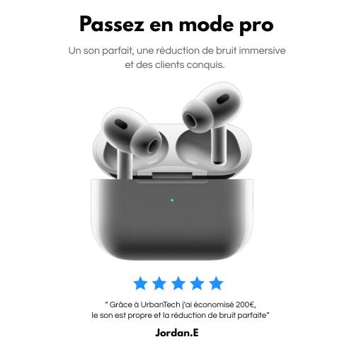 UrbanPods Pro ( Réduction de bruit et audio spatial )